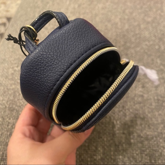 NEW Victoria’s Secret Dark Blue Micro Bag Keychain Charm - Picture 5 of 5